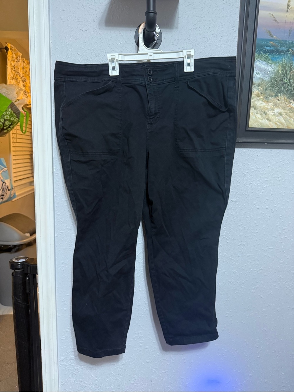 Torrid Women's Black straight leg Stretch Jeans size 22